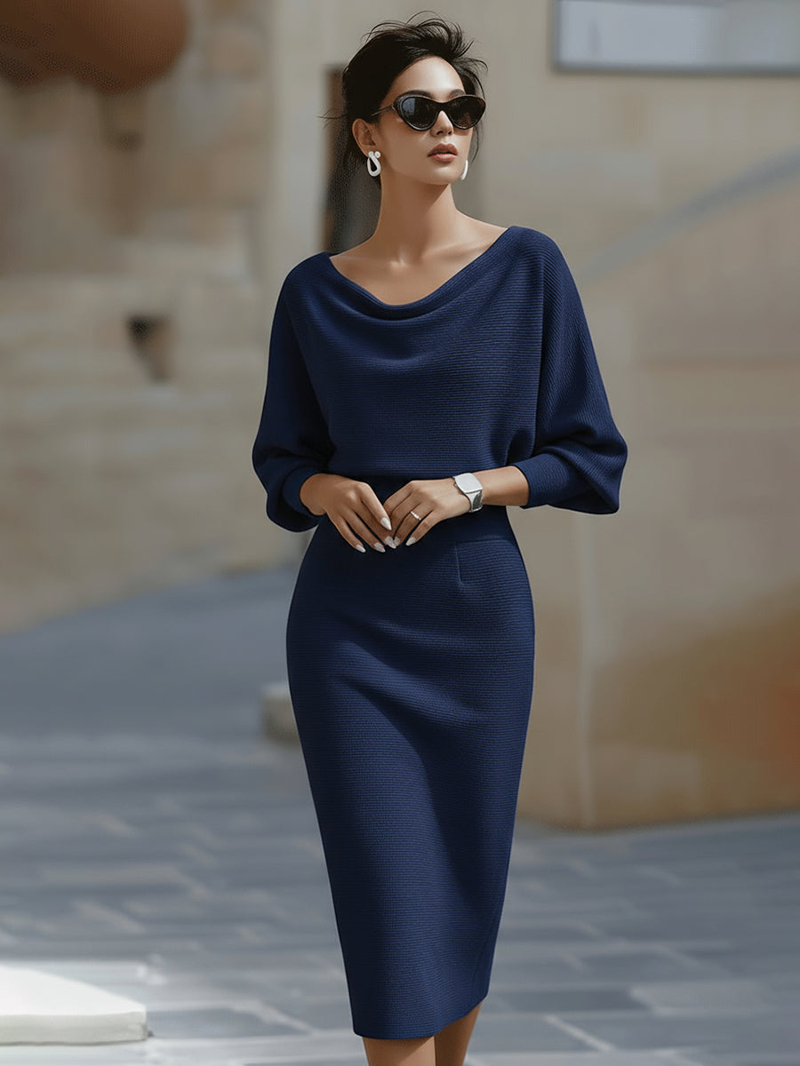 Robe Midi à Coupe Ajustée pour Femme | Idéale pour Journées d’Été et Sorties Quotidiennes