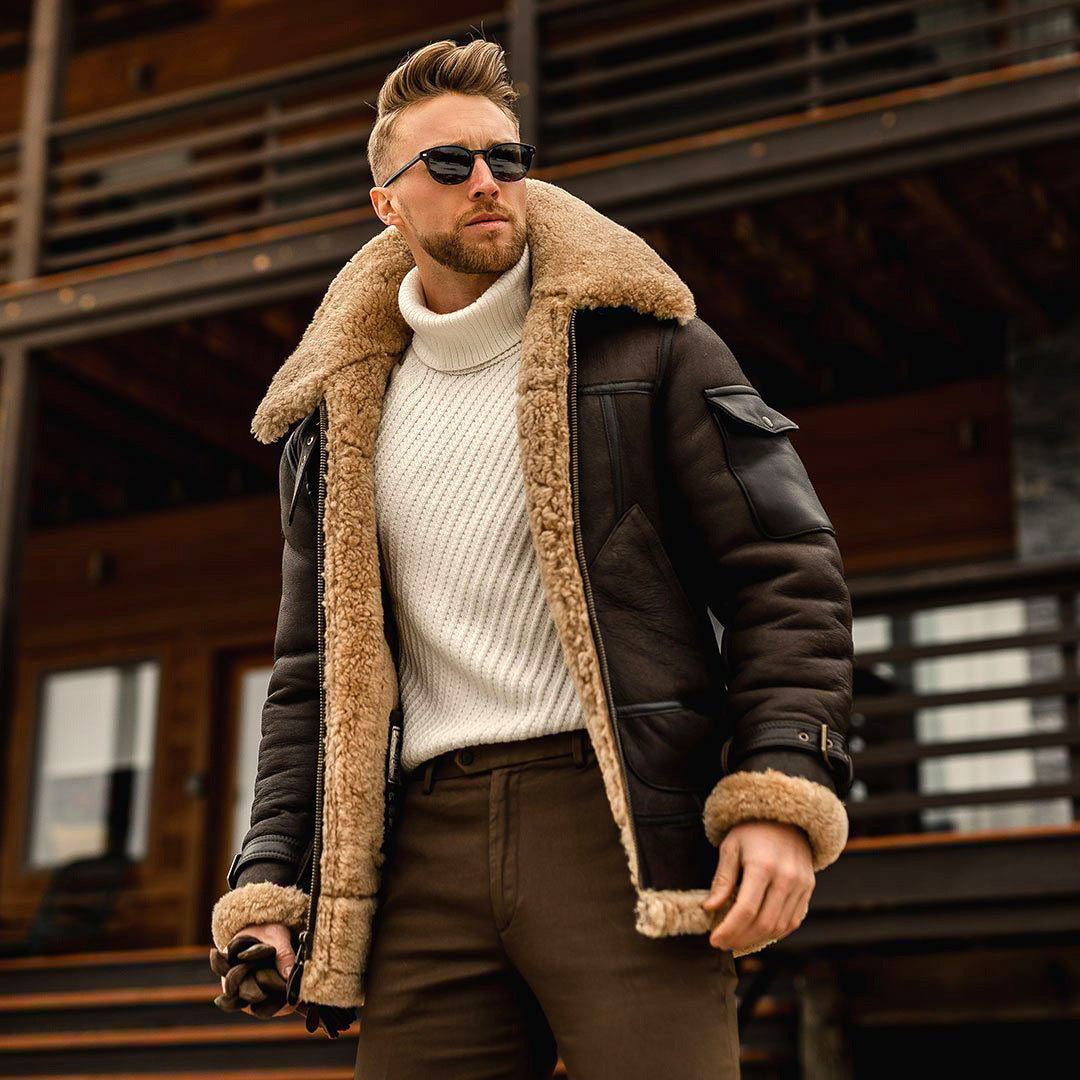 Blouson Bomber Matelassé avec Col Montant pour Hommes | Idéal pour l'Hiver