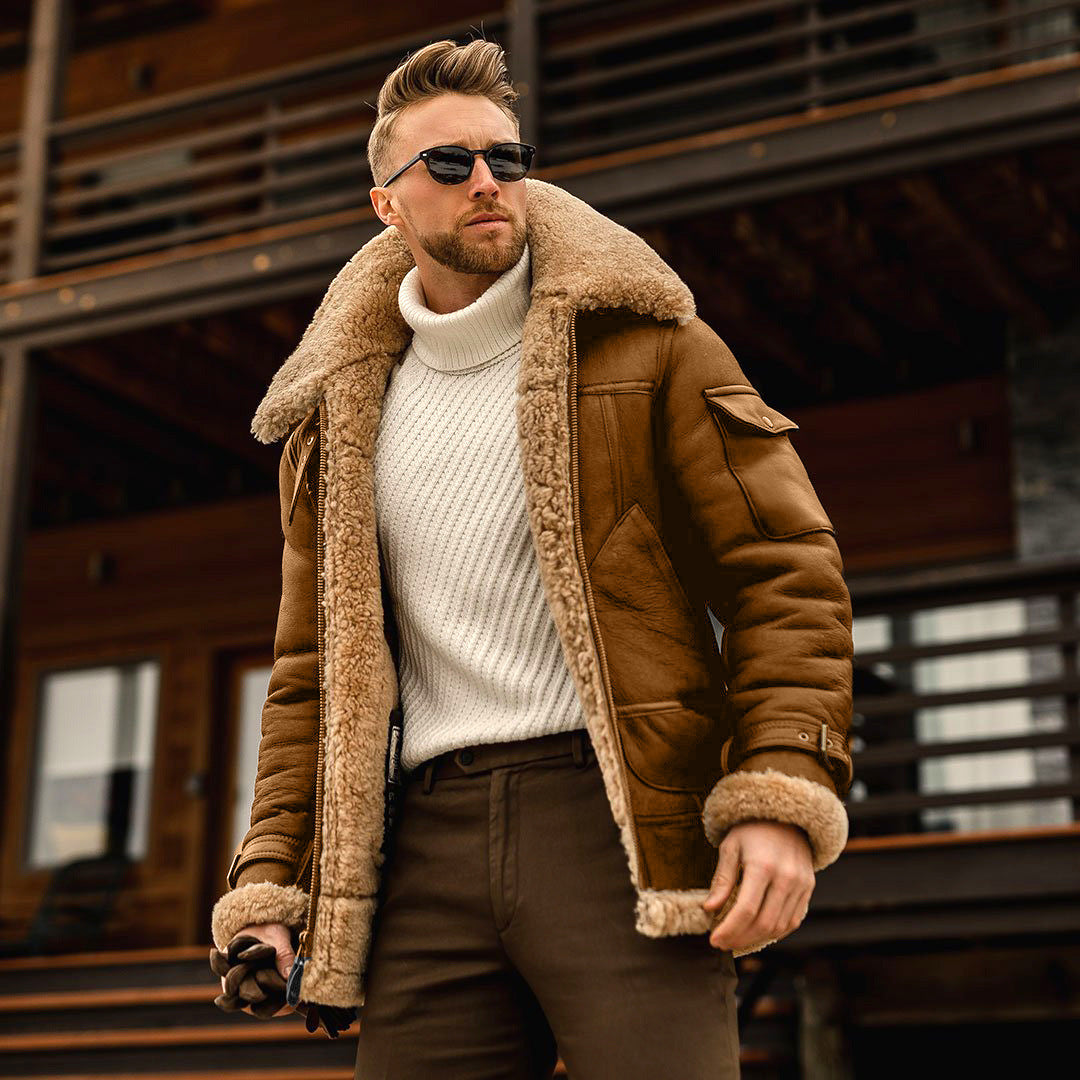 Blouson Bomber Matelassé avec Col Montant pour Hommes | Idéal pour l'Hiver