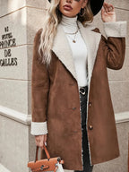 Manteau Double Face Avec Revers Pour Adultes | Idéal Pour L’Automne Et L’Hiver