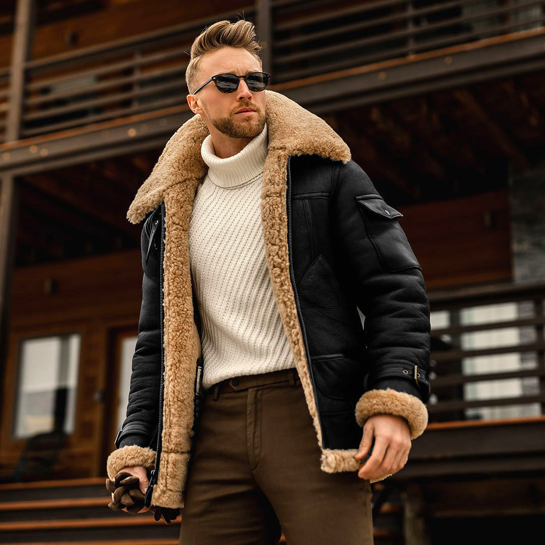Blouson Bomber Matelassé avec Col Montant pour Hommes | Idéal pour l'Hiver