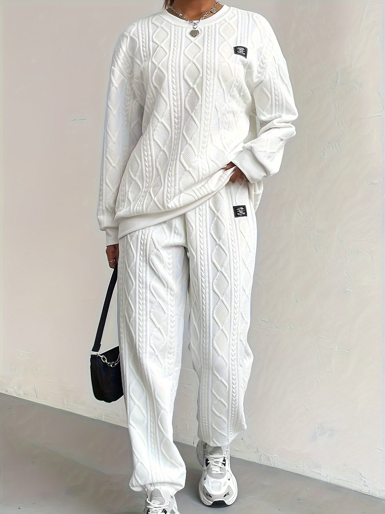 Ensemble Top et Pantalon à Coupe Large pour Femme | Idéal pour les Moments Décontractés