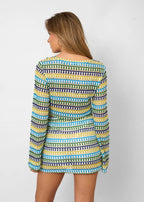 Ensemble Top Court à Manches Longues et Jupe Mini Taille Haute pour Femme | Idéal pour le Printemps et l'Été