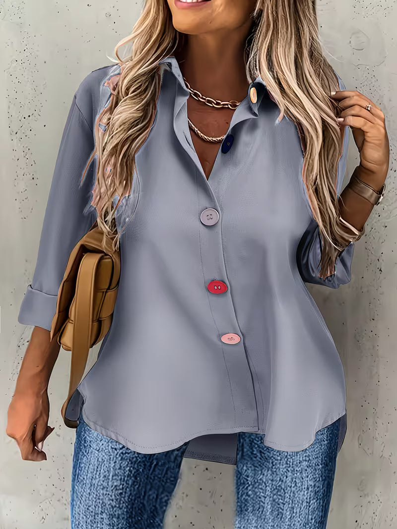 Chemise À Manches Longues Avec Col Classique Pour Usage Quotidien | Idéal Pour Toutes Occasions