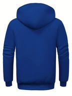 Sweat À Capuche Uni Avec Fermeture Zippée Pour Homme | Idéal Pour Un Usage Quotidien