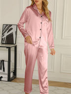 Ensemble De Pyjama avec Col À Revers pour Adolescents | Idéal pour Toutes Les Saisons