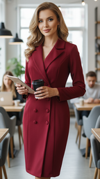 Robe Blazer avec Coupe Cintrée pour Femme | Idéale pour les Occasions Professionnelles et les Événements de Saison