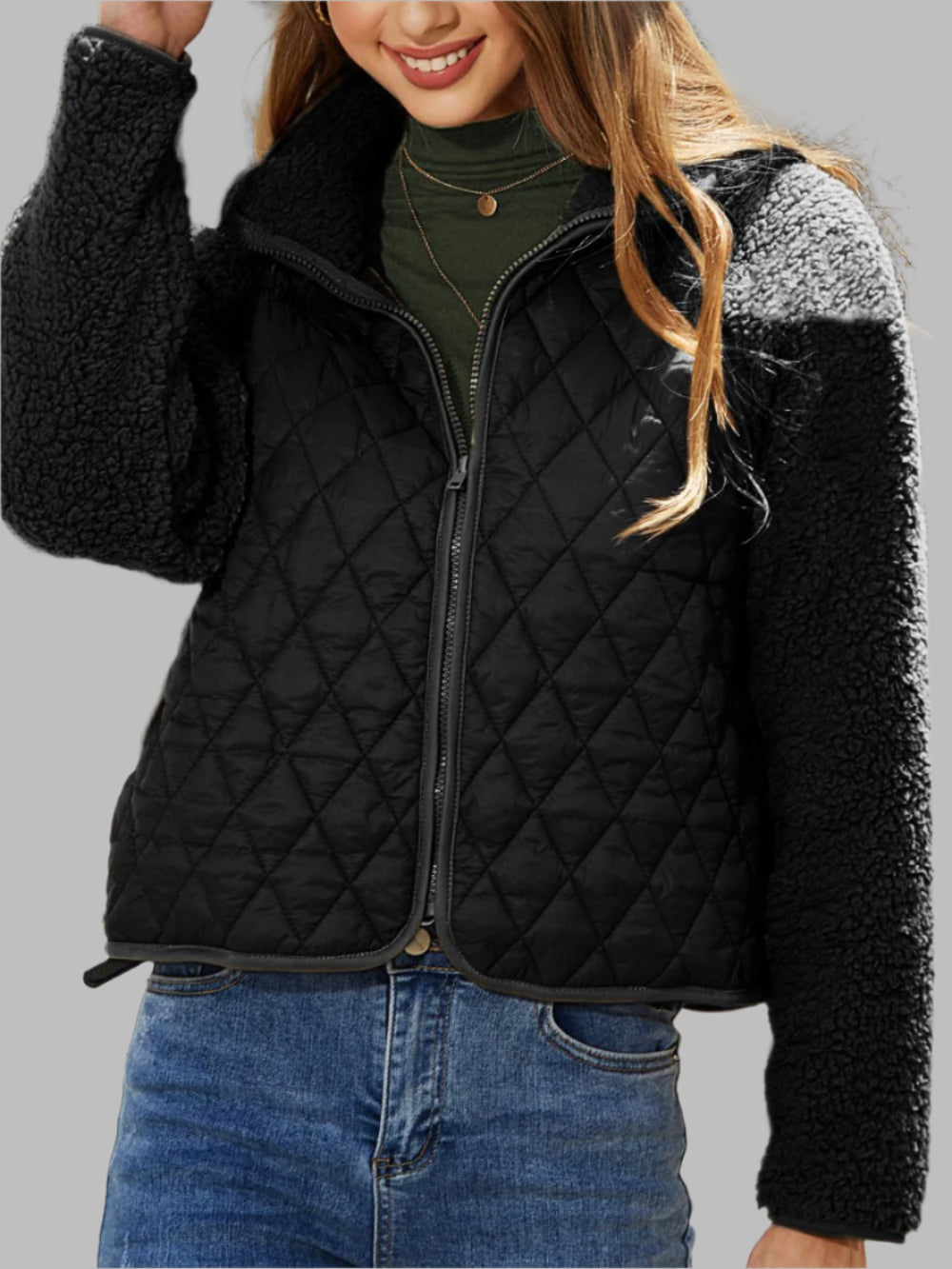 Veste Décontractée À Fermeture Zippée Pour Femme | Idéal Pour Le Quotidien