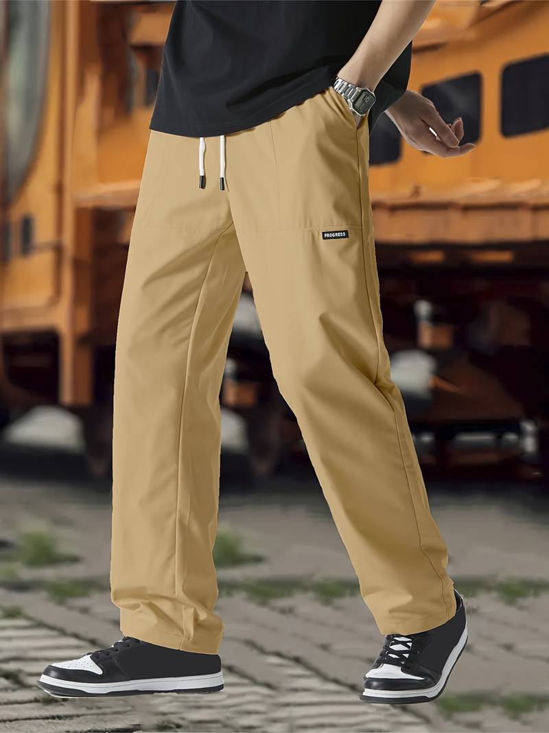 Pantalon À Taille Ajustable Avec Coupe Droite Pour Homme | Idéal Pour Usage Quotidien