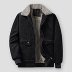 Veste D’Hiver avec Col Imitation Fourrure pour Homme | Idéale pour La Saison Froide
