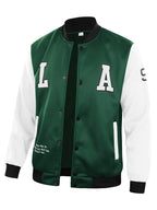 Veste College avec Manches Contrastées Et Fermeture À Boutons pour Homme | Idéal pour Les Tenues Décontractées