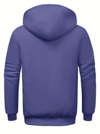 Sweat À Capuche Uni Avec Fermeture Zippée Pour Homme | Idéal Pour Un Usage Quotidien