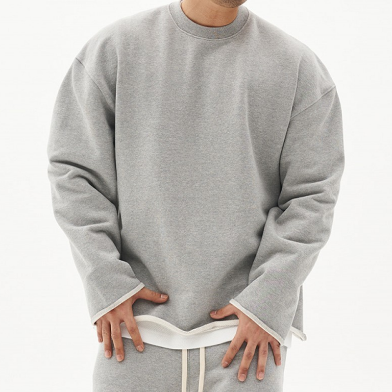 Pull pour Homme avec Coupe Ample et Col Rond | Idéal pour un Usage Quotidien Toute l’Année