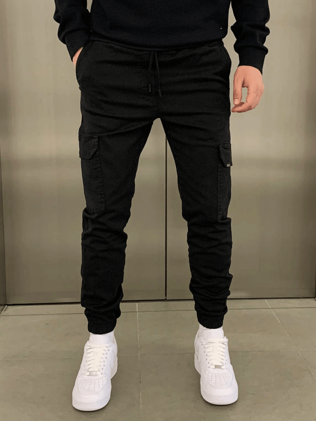 Pantalon Cargo Jogger avec Taille Élastique et Poches Multiples pour Homme | Idéal pour un Usage Quotidien