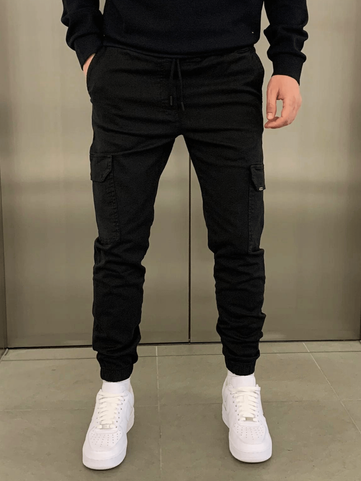 Pantalon Cargo Jogger avec Taille Élastique et Poches Multiples pour Homme | Idéal pour un Usage Quotidien