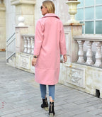 Manteau Couleur Camel avec Double Boutonnage pour Femmes | Idéal pour Saison Froide