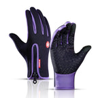 Gants Tactiles avec Fermeture Éclair pour Adultes | Idéaux pour Les Activités Extérieures En Hiver