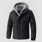 Veste à Capuche avec Fermeture Éclair et Poches pour Homme | Idéale pour l’Hiver
