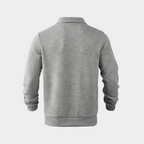 Sweat à Motifs Géométriques avec Fermeture Zippée pour Homme | Idéal pour Automne et Hiver