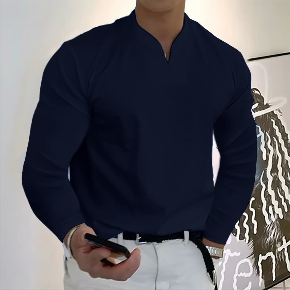 Chemise à Manches Longues avec Fermeture Boutonnée pour Homme | Idéal pour le Bureau et le Quotidien