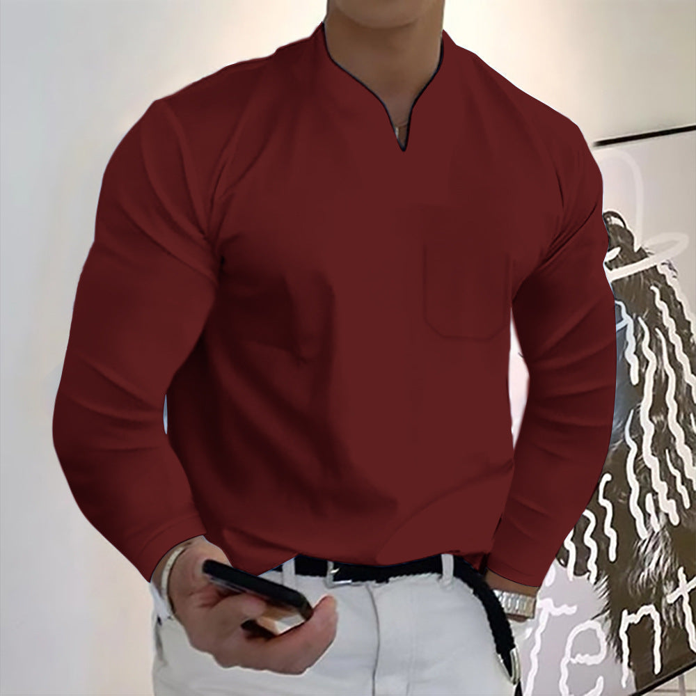 Chemise à Manches Longues avec Fermeture Boutonnée pour Homme | Idéal pour le Bureau et le Quotidien