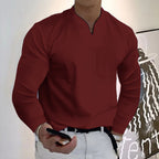 Chemise à Manches Longues avec Fermeture Boutonnée pour Homme | Idéal pour le Bureau et le Quotidien