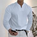 Chemise à Manches Longues avec Fermeture Boutonnée pour Homme | Idéal pour le Bureau et le Quotidien