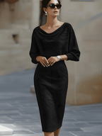 Robe Midi à Coupe Ajustée pour Femme | Idéale pour Journées d’Été et Sorties Quotidiennes