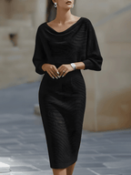 Robe Midi à Coupe Ajustée pour Femme | Idéale pour Journées d’Été et Sorties Quotidiennes