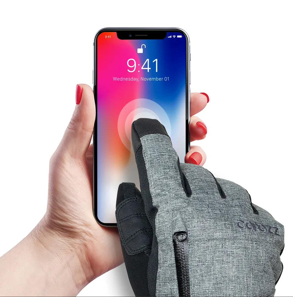 Gants Tactiles avec Protection Contre Le Froid pour Hommes | Idéaux pour Les Activités Hivernales En Extérieur