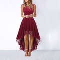 Robe Midi High-Low avec Ourlet Asymétrique pour Femme | Idéale pour Événements et Occasions Estivales