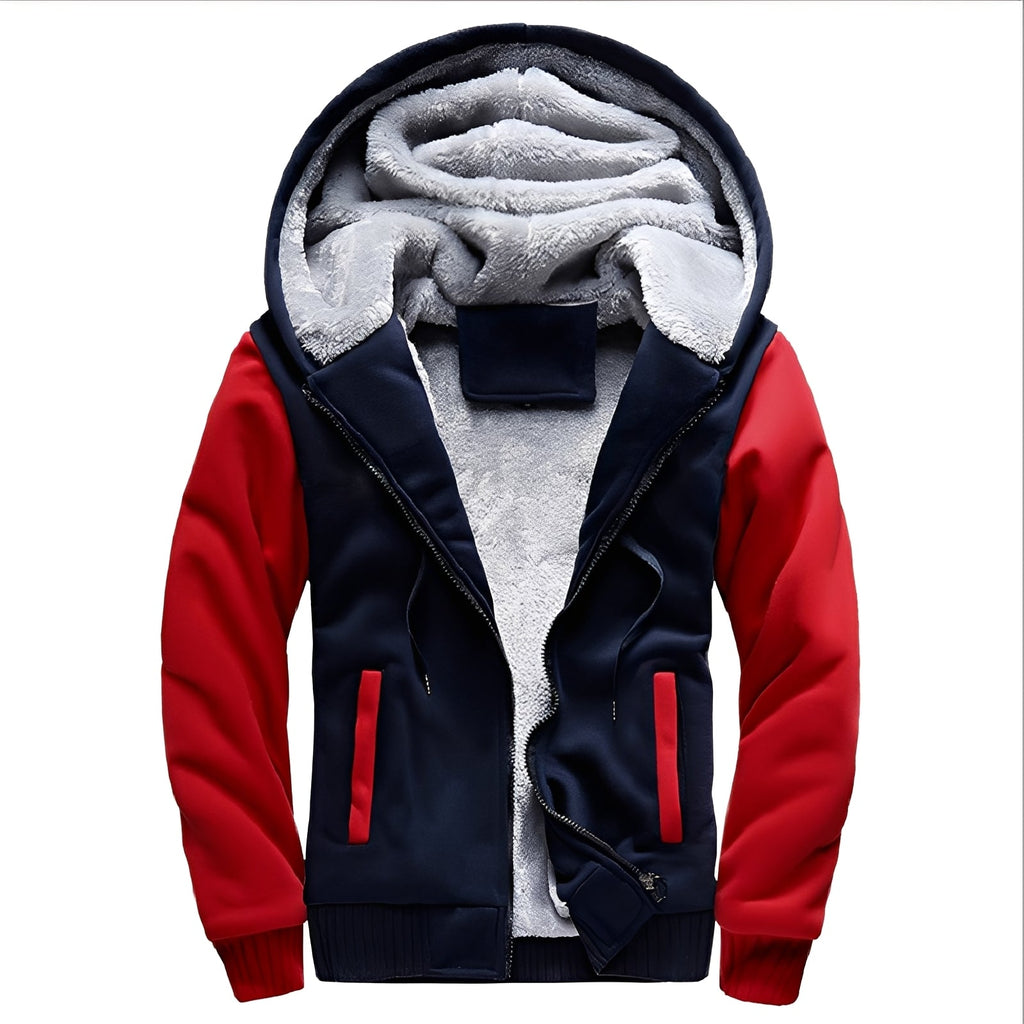 Manteau D’hiver Avec Doublure Intérieure Et Col Haut Pour Hommes | Idéal Pour La Saison Froide