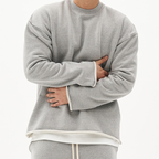 Pull pour Homme avec Coupe Ample et Col Rond | Idéal pour un Usage Quotidien Toute l’Année