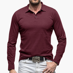 Polo Slim Fit à Manches Longues pour Homme | Idéale pour un Usage Quotidien et Semi-Formel