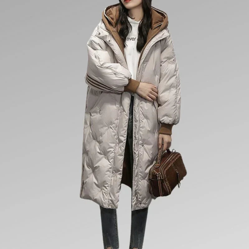 Manteau D’Hiver pour Femme aAvec Coupe Longue | Idéal pour Temps Froid