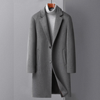 Manteau Long avec Fermeture À Boutons pour Homme | Idéal pour La Saison Froide