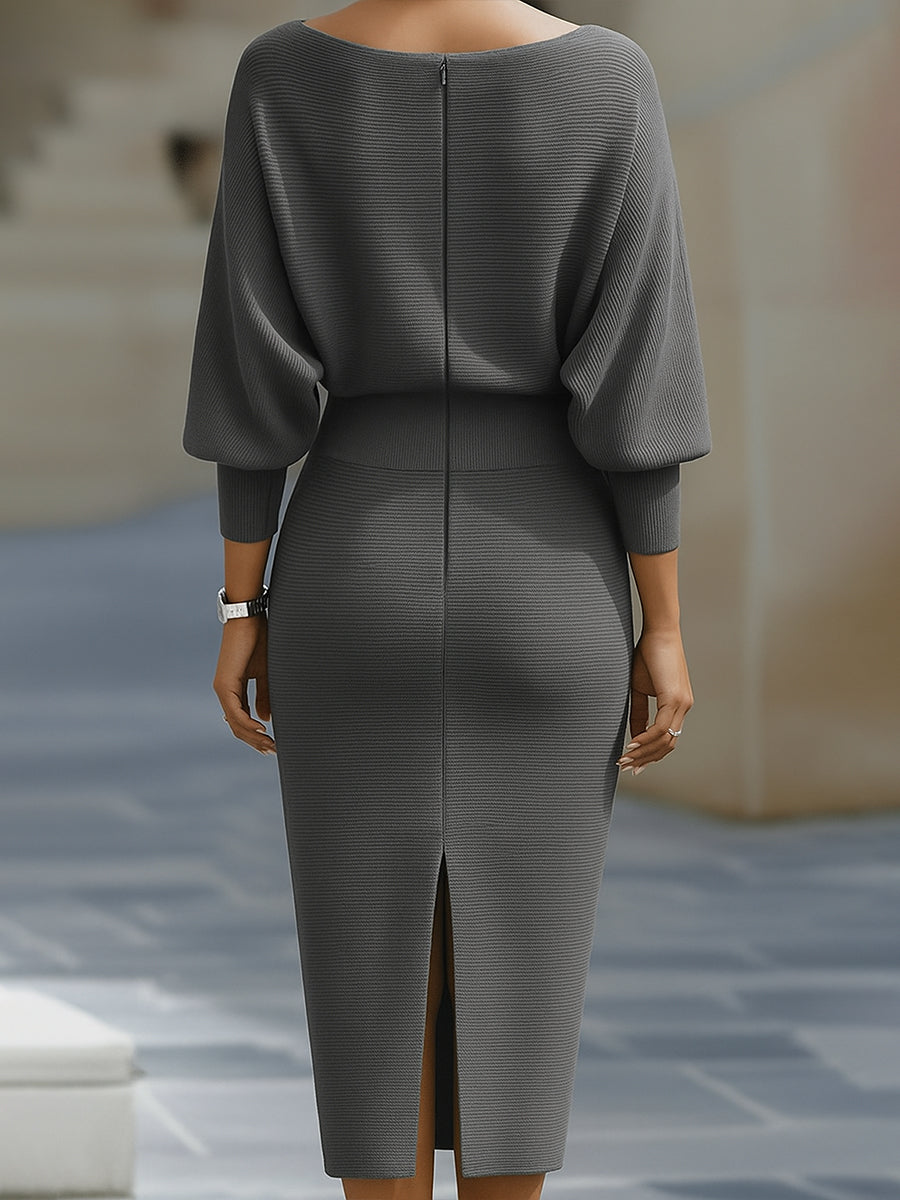 Robe Midi à Coupe Ajustée pour Femme | Idéale pour Journées d’Été et Sorties Quotidiennes