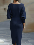 Robe Midi à Coupe Ajustée pour Femme | Idéale pour Journées d’Été et Sorties Quotidiennes