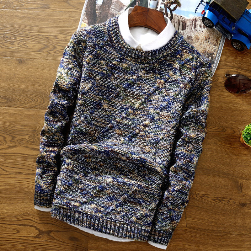 Pull En Maille À Motif Structuré Pour Homme | Idéal Pour Un Usage Quotidien Et Professionnel