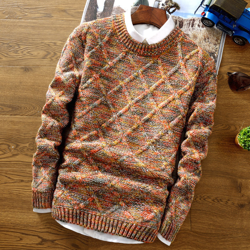 Pull En Maille À Motif Structuré Pour Homme | Idéal Pour Un Usage Quotidien Et Professionnel