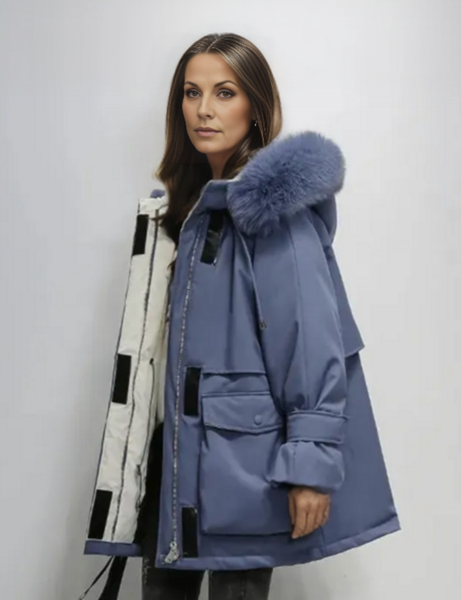 Parka Hivernale avec Capuche Et Manches Longues pour Femme | Idéale pour La Saison Froide