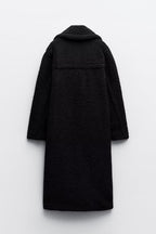 Manteau Long avec Revers et Double Boutonnage pour Femme | Idéal pour l’Hiver