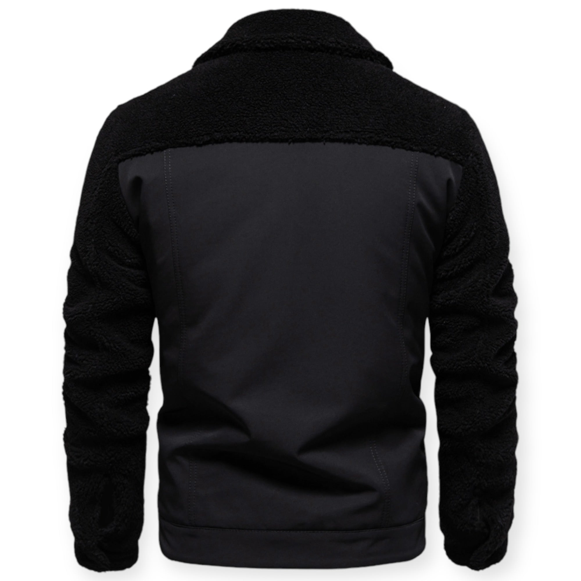Veste Isolée avec Doublure Et Fermeture À Pression pour Hommes | Idéale pour Les Journées Froides
