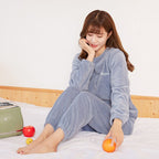 Ensemble Pyjama À Manches Longues avec Pantalon pour Femmes | Idéal pour L’Hiver Et Les Moments De Détente À La Maison