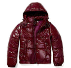 Veste Brillante avec Capuche pour Femme | Idéale pour l’Hiver et le Quotidien