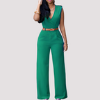Combinaison Avec Ceinture Intégrée Pour Femme | Idéale Pour Le Bureau Et Les Sorties