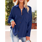 Chemise Décontractée À Manches Longues Pour Femme | Idéal Pour Un Usage Quotidien