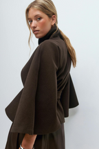 Veste Cape Ceinturée Avec Manches Cape Pour Femmes | Idéale Pour Un Usage Quotidien