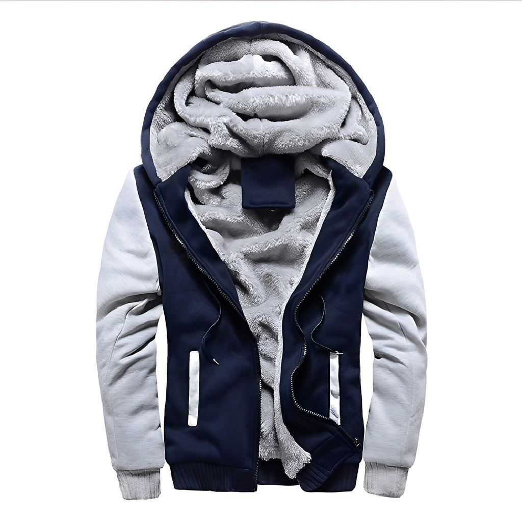 Manteau D’hiver Avec Doublure Intérieure Et Col Haut Pour Hommes | Idéal Pour La Saison Froide