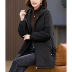 Veste Matelassée Avec Doublure Et Fermeture Zippée Pour Femme | Idéale Pour La Saison Automne-Hiver